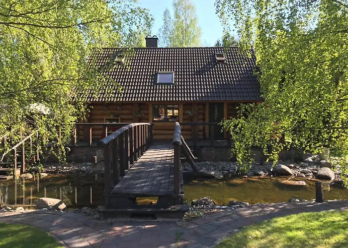 شاليه Excellent Log House With A Sauna In Lahemaa!